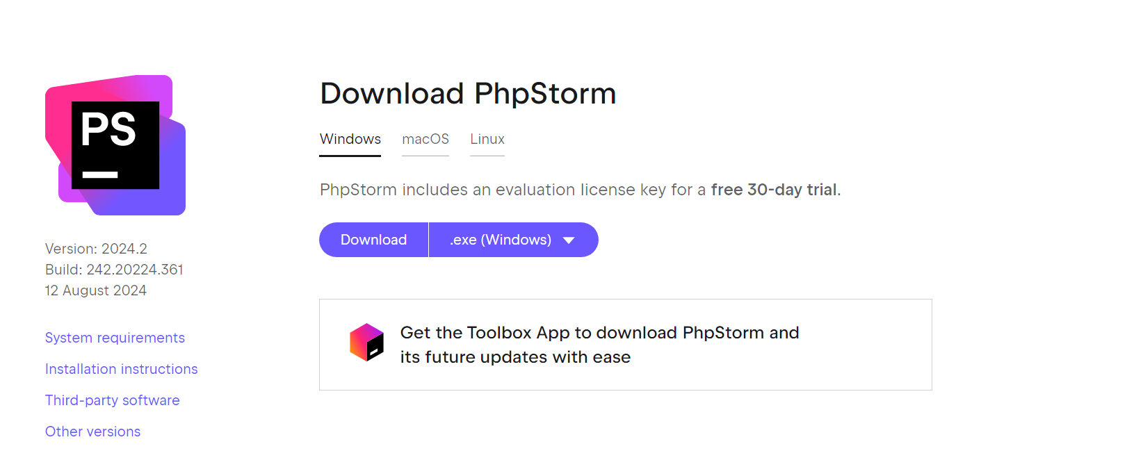 PhpStorm 2024.2 激活教程，附激活码